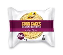 Corn Cakes with Millet and Black Pepper